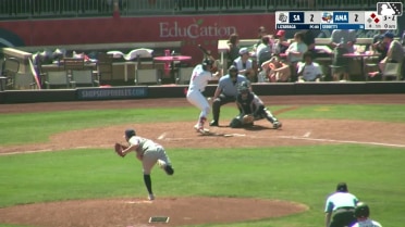 Danny Serretti homers (14) on a fly ball to center field. Alberto Barriga scores. Jean Walters scores.