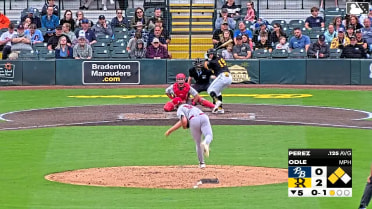 Jacob Odle In play, run(s) to Edgleen Perez