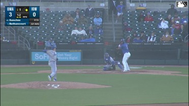 Christian Bethancourt homers (3) on a line drive to left field. James Triantos scores.