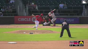 Jay Allen II walks. Austin Hendrick scores. Cade Hunter to 3rd. Diego Omana to 2nd.