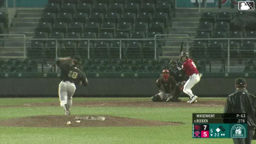 Brock Rodden singles on a line drive to center fielder Grant McCray. Colt Emerson scores.