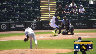 Jan Caraballo In play, run(s) to Byron Chourio