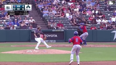 Ben Cowles grounds into a force out, second baseman Enmanuel Valdez to shortstop Davis Wendzel. Jonathon Long scores. BJ Murray to 3rd. Owen Miller out at 2nd. Ben Cowles to 1st.