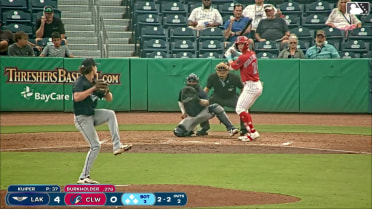 Griffin Burkholder homers (4) on a fly ball to left center field.