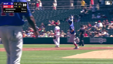 RJ Schreck's solo home run