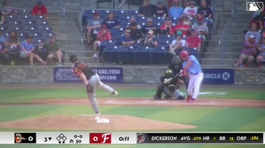 Luke Dickerson's solo home run