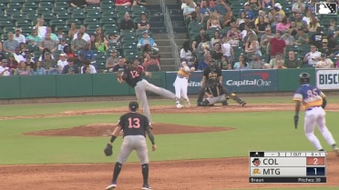Brayden Taylor hits his first homer of the season 