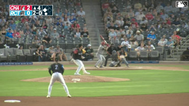 Johnny Ascanio singles on a line drive to right fielder Gustavo Campero. Shane Sasaki scores.