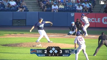 Trace Willhoite out on a sacrifice fly to center fielder Yeremy Cabrera. Colin Houck scores. JT Benson to 3rd.