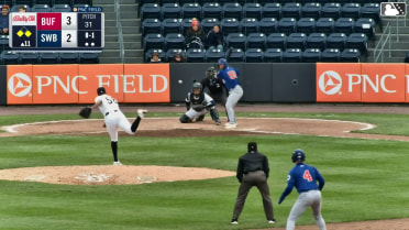 Willie MacIver singles on a line drive to center fielder Spencer Jones. Josh Kasevich scores.