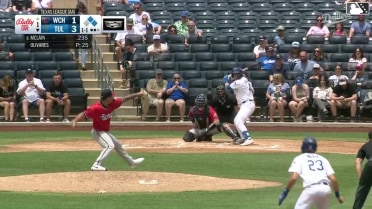 Sean McLain homers (3) on a fly ball to left field. Kyle Nevin scores. Kole Myers scores.