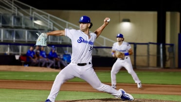 Manfredi Ties Season-High with 3.0 Shutout Innings in Shuckers Loss to Clingstones