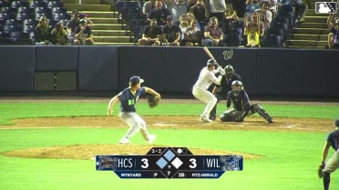 Devin Fitz-Gerald strikes out swinging. Randal Diaz scores. Cristhian Vaquero to 3rd. Devin Fitz-Gerald to 1st. Wild pitch by pitcher Kai Wynyard.