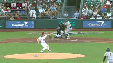 Ben Gobbel hit by pitch. Logan Porter scores. Christian Moore to 3rd. Kyren Paris to 2nd.