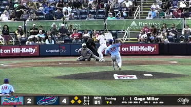 Gage Miller walks. Jay Beshears scores. Payton Green to 3rd. Garret Forrester to 2nd.