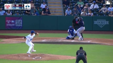 Diego Castillo out on a sacrifice fly to right fielder Zach Ehrhard. Cameron Cauley scores.