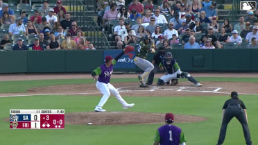 Albert Fabian singles on a ground ball to right fielder Marcus Lee Sang. Romeo Sanabria scores. Tirso Ornelas to 2nd.