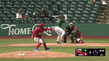 Logan Wagner homers (16) on a fly ball to right field.