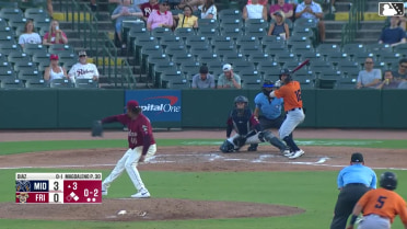 Davis Diaz singles on a line drive to center fielder Dylan Dreiling. Brennan Milone scores. Cole Conn to 3rd.