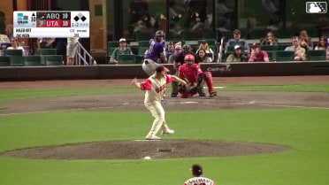 Zac Veen singles on a sharp line drive to right fielder Yolmer Sánchez. Adael Amador scores. Nic Kent to 2nd.