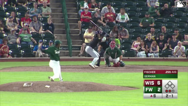 Andrew Fischer homers (3) on a fly ball to right field.