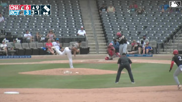 Ruben Ibarra homers (17) on a fly ball to left field. Carlos Sanchez scores. Cam Collier scores.