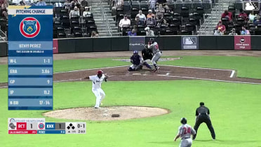 Caleb Bartolero singles on a line drive to center fielder Kane Kepley. Nick Rodriguez scores. Eddie Micheletti Jr. scores. Jake Munroe to 2nd.