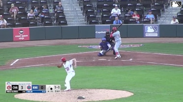 Pablo Aliendo homers (1) on a fly ball to left field. Zavier Warren scores.