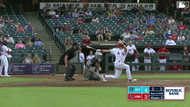 Sean Burke's eighth strikeout in four innings