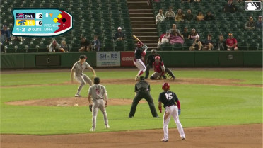 Manolfi Jimenez out on a sacrifice fly to center fielder Enddy Azocar. Trent Farquhar scores. Tyler Pettorini to 3rd.