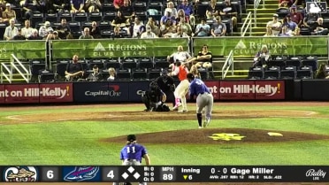 Gage Miller homers (3) on a fly ball to left center field.