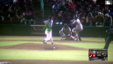 Carlos Virahonda singles on a pop up to first baseman Luke Cantwell, deflected by second baseman Jose Verdugo. Kayson Cunningham scores.