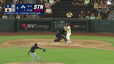 Tommy White homers (6) on a fly ball to left center field.