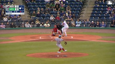 Benny Montgomery singles on a line drive to left fielder Dylan Campbell. Aidan Longwell scores.