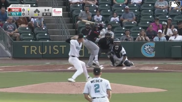 Abimelec Ortiz homers (14) on a fly ball to right center field.