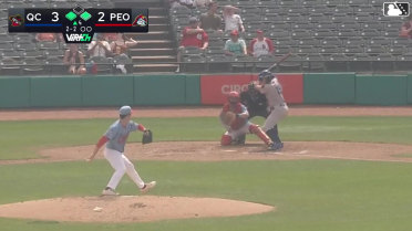 Stone Russell doubles (1) on a sharp line drive to left fielder Ian Petrutz, deflected by third baseman Michael Dattalo. Angel Acosta scores. Hyungchan Um to 3rd.