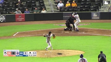 Andy Garriola homers (17) on a fly ball to left center field. Alex Ramírez scores.