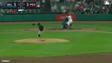 Sammy Hernandez homers (4) on a fly ball to left field.