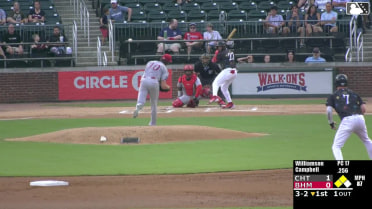 Dylan Campbell grounds out, shortstop Leo Balcazar to first baseman Ruben Ibarra. Boston Smith scores.