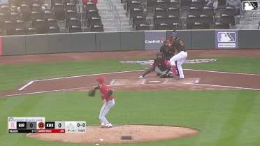 Owen Ayers homers (3) on a fly ball to left center field.