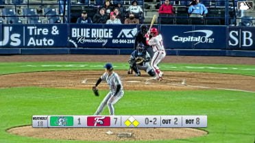 Sam Weatherly In play, run(s) to Aroon Escobar