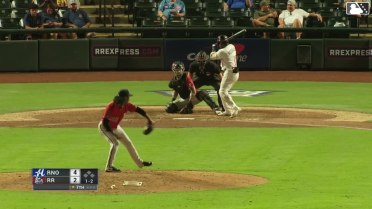 Keyber Rodriguez homers (8) on a fly ball to left field.
