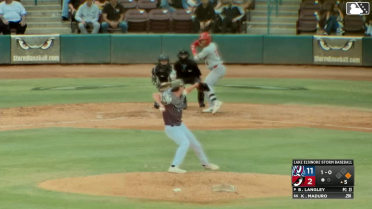 Kendrey Maduro homers (6) on a fly ball to center field. Lucas Ramirez scores.