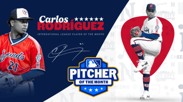 Carlos Rodríguez Named International League Pitcher of the Month