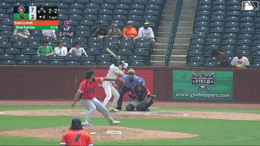 Brian Sanchez homers (5) on a line drive to right center field.