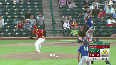 Eduardo Quintero's first career grand slam