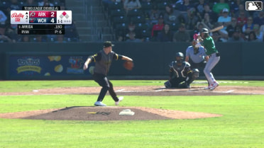 Bill Knight singles on a ground ball to center fielder Garrett Spain. Jared Sundstrom scores.