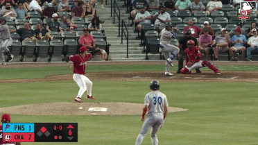 Juan Matheus singles on a sharp line drive to center fielder Jay Allen II. Cam Cannarella scores.
