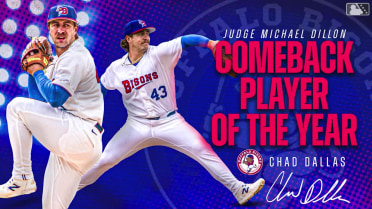 Chad Dallas named Bisons Comeback Player of the Year