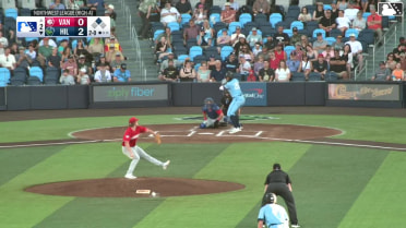 Avery Owusu-Asiedu singles on a line drive to left fielder Eric Snow. Brady Counsell scores.